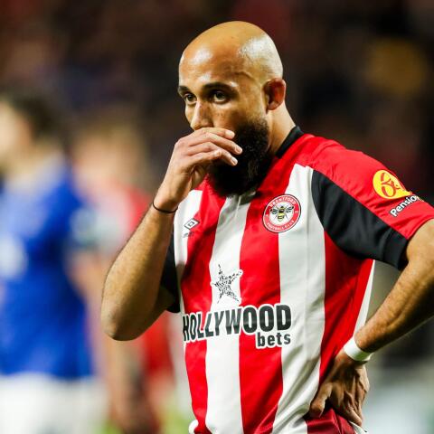 Brentfords striker Bryan Mbeumo.